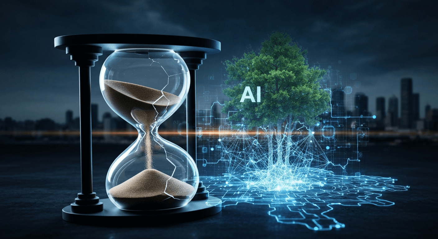 AI's blistering pace makes traditional strategic planning obsolete, demanding real-time foresight to